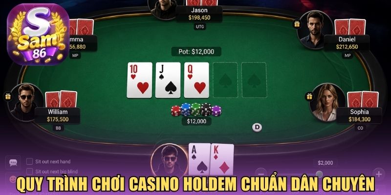 Quy trình chơi casino holdem chuẩn dân chuyên